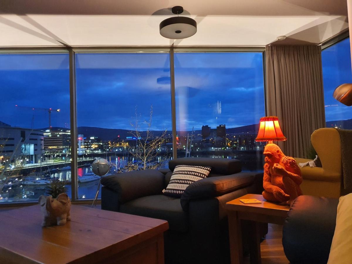 Luxury Apartment Marina Views At Titanic Quarter Μπέλφαστ Εξωτερικό φωτογραφία