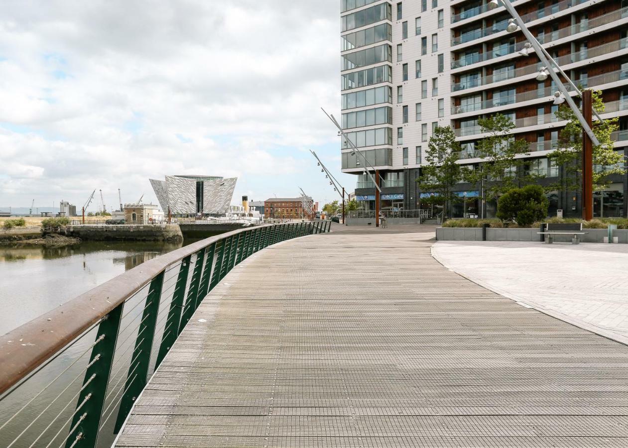 Luxury Apartment Marina Views At Titanic Quarter Μπέλφαστ Εξωτερικό φωτογραφία