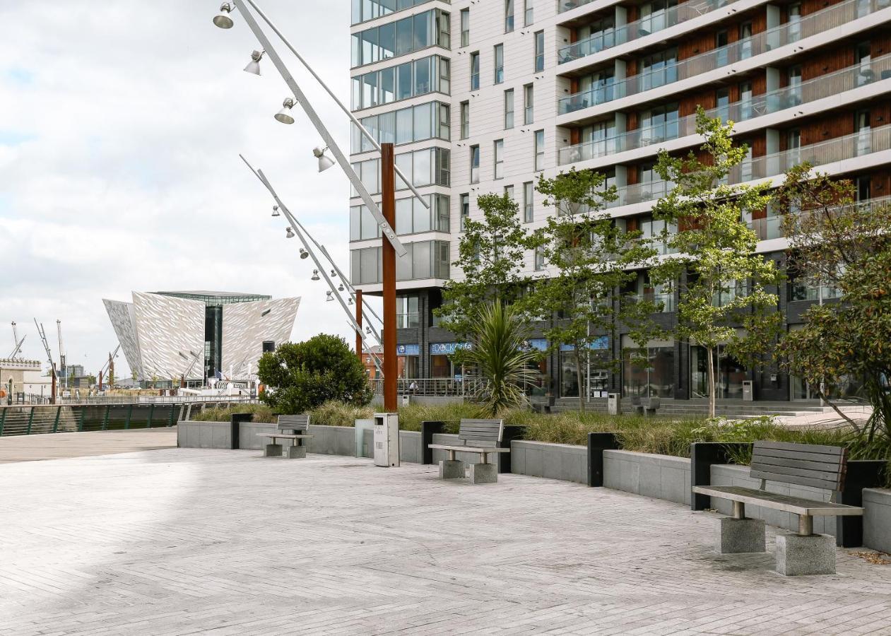 Luxury Apartment Marina Views At Titanic Quarter Μπέλφαστ Εξωτερικό φωτογραφία